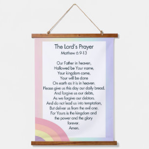 The Lord's Prayer Hanging Tapestry