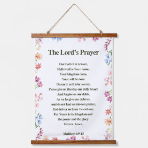 The Lord's Prayer Hanging Tapestry
