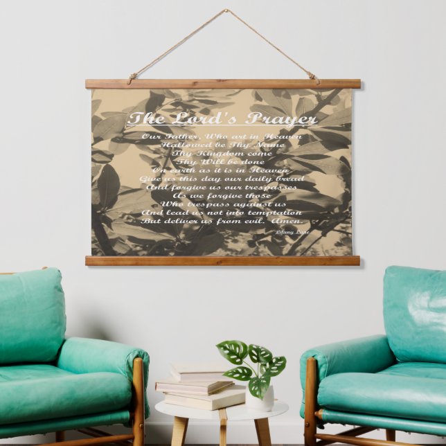The Lords Prayer Hanging Tapestry (Living Room)