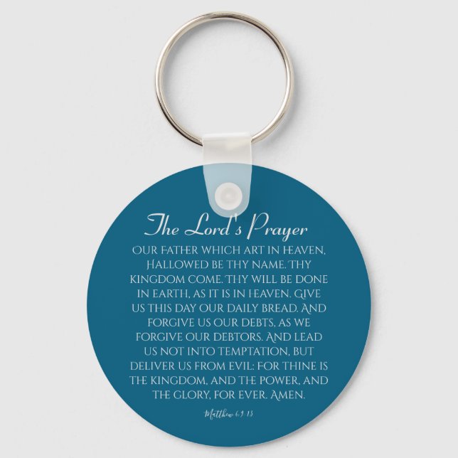 The Lord's Prayer  Key Ring (Front)
