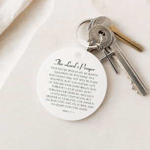 The Lord's Prayer  Key Ring