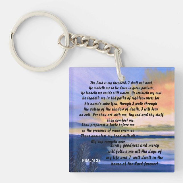 THE LORDS PRAYER  KEY RING (Front)