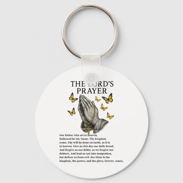 The Lord's Prayer Key Ring (Front)