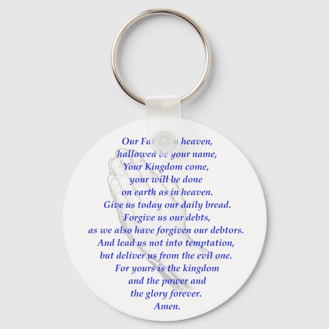 The LORD's Prayer Key Ring (Front)