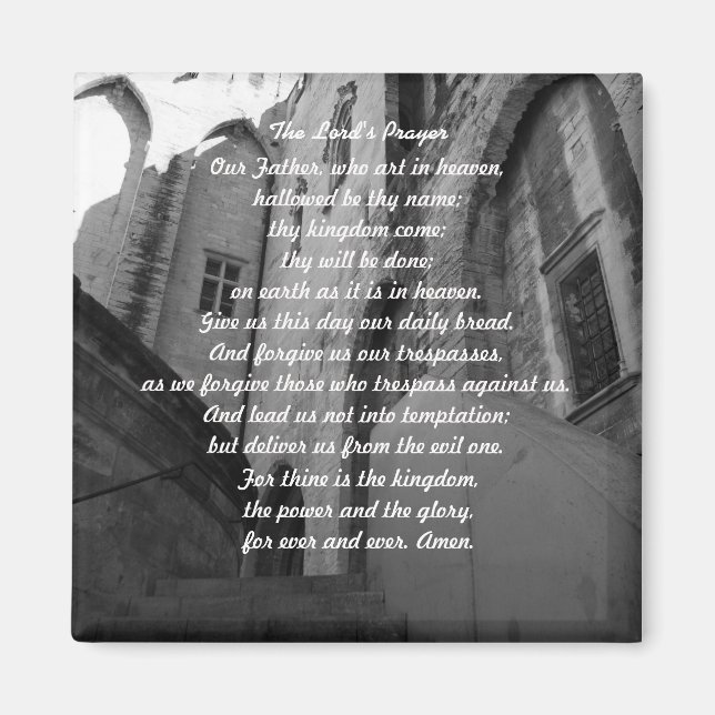The Lord's Prayer Magnet (Front)