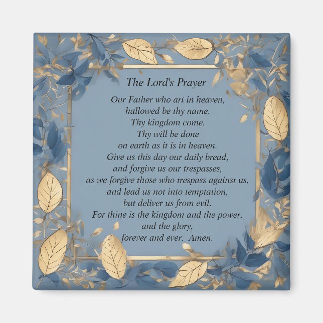 The Lord's Prayer Magnet (Front)