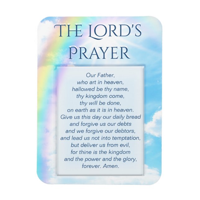 The Lord's Prayer Magnet (Vertical)