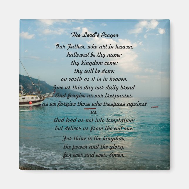 The Lord's Prayer Magnet (Front)