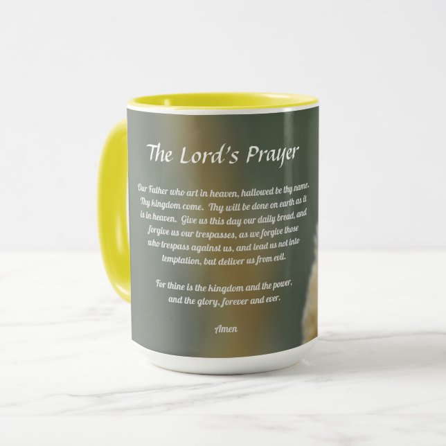 The Lord's Prayer Mug (Front Left)