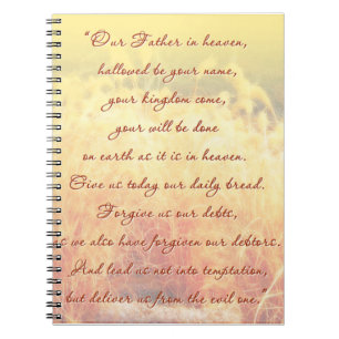The Lord's Prayer Notebook