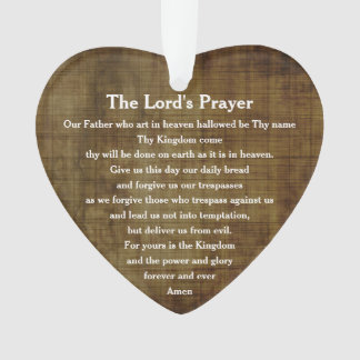 The Lord's Prayer Ornament
