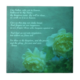 The Lord's Prayer Our Father     Tile