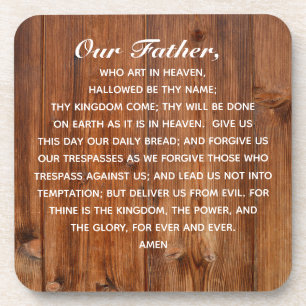 The Lord's Prayer   Our Father Who Art in Heaven Coaster