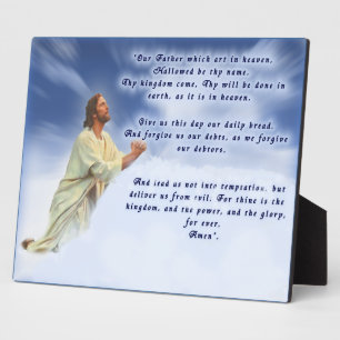 The Lord's Prayer Plaque