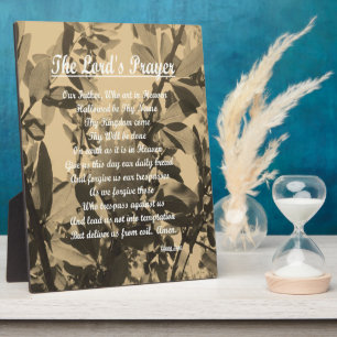 The Lords Prayer Plaque