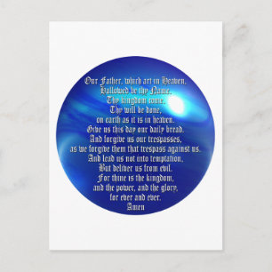 The Lord's Prayer Postcard