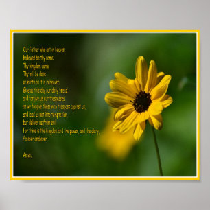 The Lord's Prayer Poster