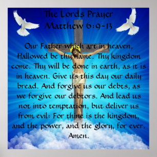 The Lords Prayer Poster