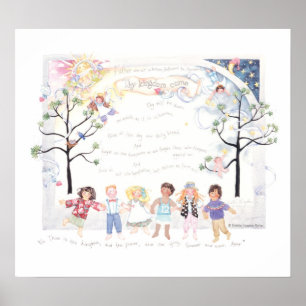 The Lord's Prayer poster print