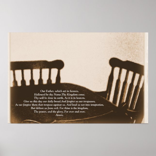The Lord's prayer print (Front)