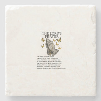 The Lord's Prayer Stone Coaster
