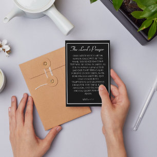 The Lord's Prayer Sympathy Card