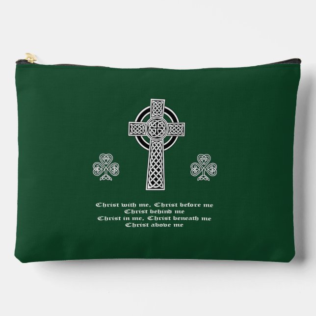 The Lorica of Saint Patrick Prayer (short) Accessory Pouch (Front)
