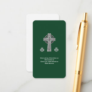 The Lorica of Saint Patrick Prayer (short) Enclosure Card