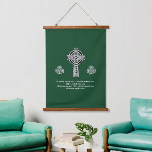 The Lorica of Saint Patrick Prayer (short) Hanging Tapestry