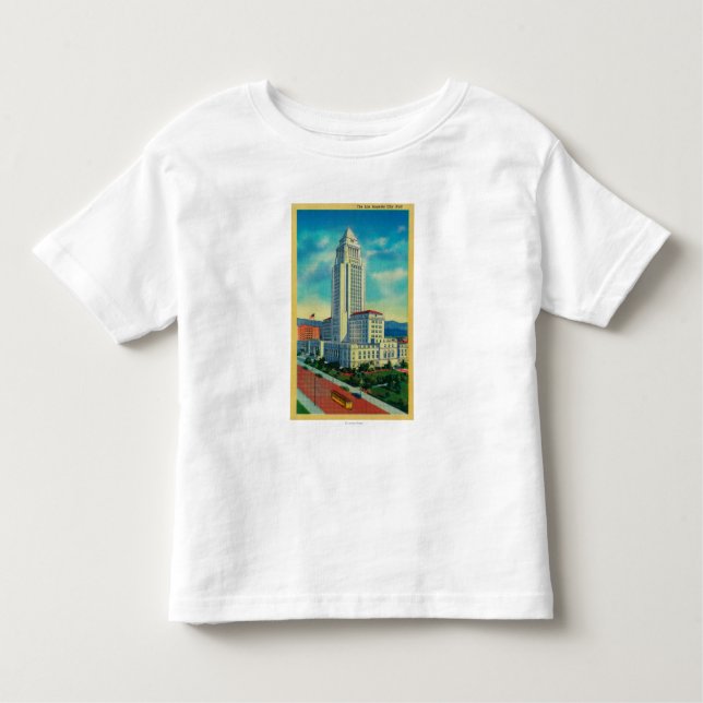 The Los Angeles City Hall Toddler T-Shirt (Front)