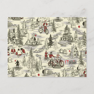 The Losers Club Cemetery Pattern Postcard
