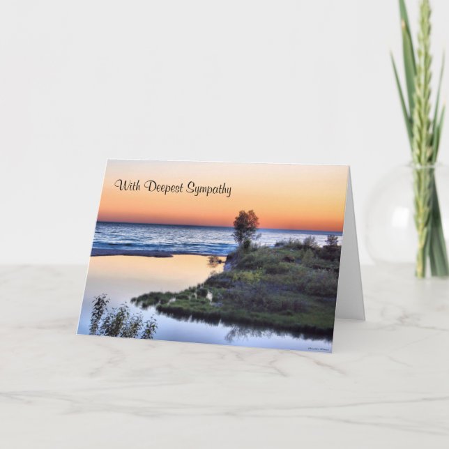The Loss of a Loved One - Sympathy Card (Front)