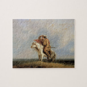 The Lost Greenhorn, Lost on the Prairie by Miller Jigsaw Puzzle