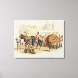 The Lottery Wheel, engraved by the artist, 1805 (a Canvas Print