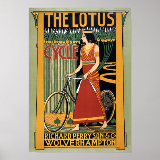 The Lotus Cycle, 1896 Poster