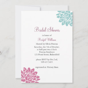The Lotus Flower Bridal Shower Invitation