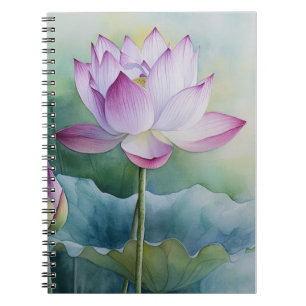 The lotus flower notebook