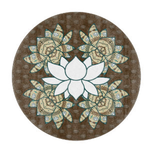 The Lotus Glass Cutting Board