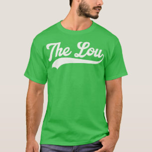 The Lou Sports Jersey Style Distressed T-Shirt