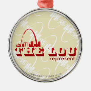 The Lou St. Louis Represent Metal Tree Decoration