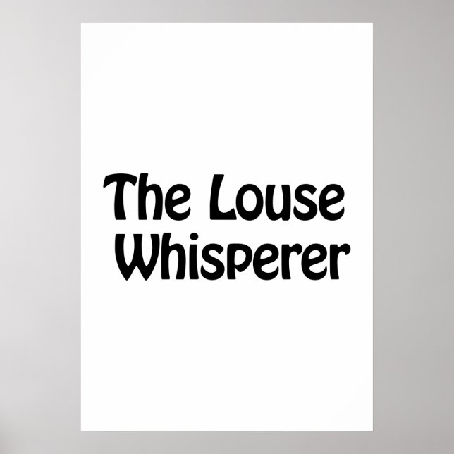 the louse whisperer poster (Front)
