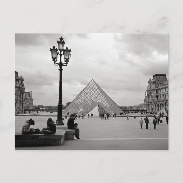 The Louvre Glass Pyramid Postcard (Front)