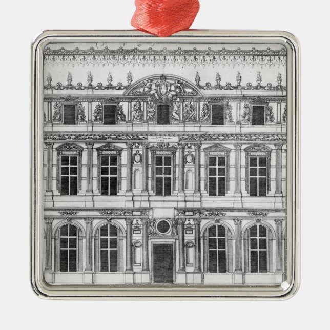 The Louvre Metal Tree Decoration (Front)