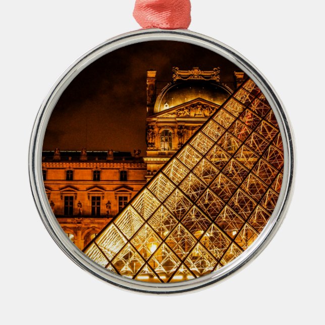 The Louvre Metal Tree Decoration (Front)