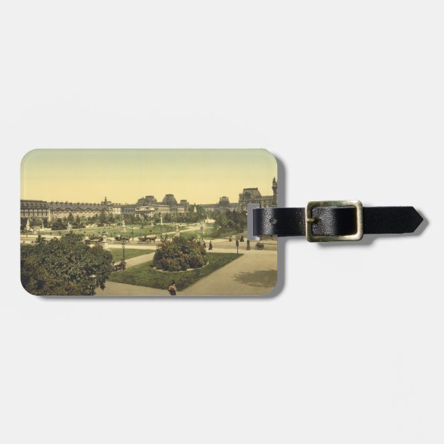 The Louvre, Paris, France Luggage Tag (Front Horizontal)