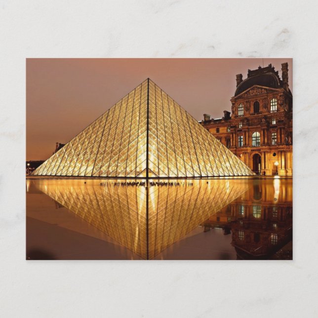 The Louvre, Paris, France Postcard (Front)