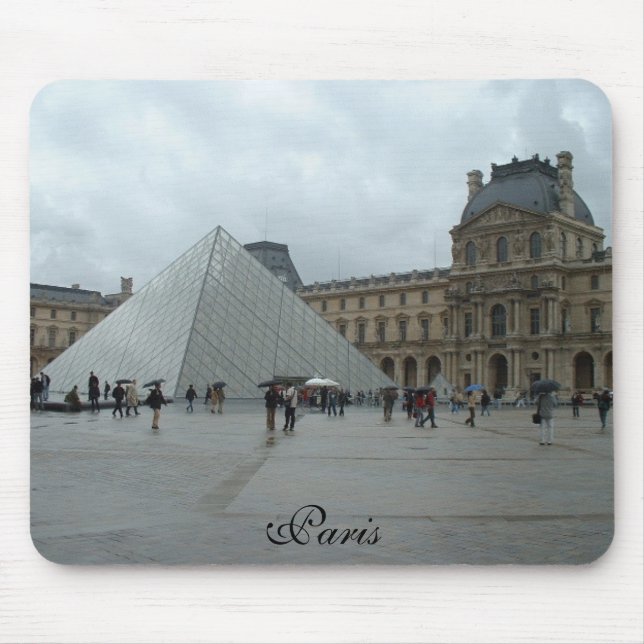 The Louvre, Paris Mouse Pad (Front)