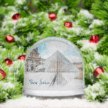 The Louvre Paris Snow Globe – Vintage Retro Travel<br><div class="desc">The Louvre Paris Snow Globe – Vintage Retro Travel Souvenir Gift Bring home a piece of Parisian elegance with this beautifully designed Louvre Paris snow globe, featuring a vintage-inspired travel illustration of the world-famous art museum. The Louvre, home to the Mona Lisa and centuries of cultural heritage, is a must-see...</div>