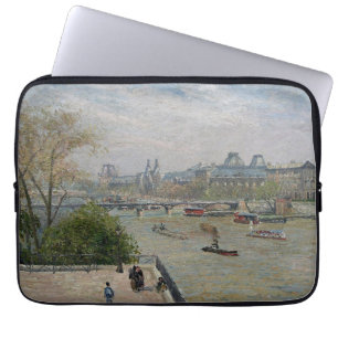 The Louvre, Spring  Camille Pissarro  Laptop Sleeve