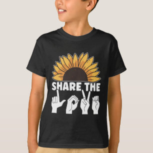 The Love Asl American Sign Language Awareness Asl  T-Shirt
